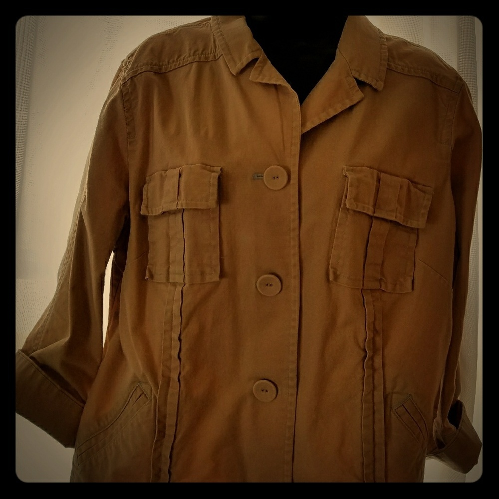 Safari Jacket with 3/4 sleeves